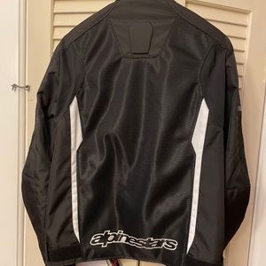 Men’s black Alpinestars motorcycle jacket size xxl
